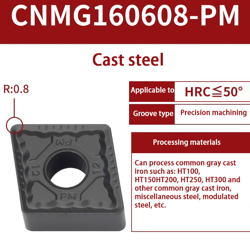 116-CNMG120404 turning blade 120408 steel stainless steel aluminum diamond outer circle alloy blade Shandong Denso Pricision Tools Co.,Ltd.